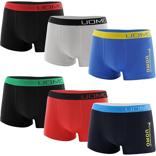 Lot De 4 Caleçons Boxers En Coton Ultra Doux Pour Garçons 6-16 Ans - Multicolore