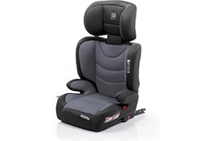 BABYAUTO - Silla de coche JET FIX GR. 2/3 ISOFIX - 15 a 36kg – Edad de 3,5 a 12 años – Acolchado – Reposacabezas ajustable (G