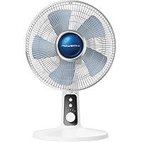 Rowenta Ventilateur de table, Puissant et silencieux, Éco-efficace, 4 vitesses, Silent Night, Turbo Boost, Oscillation automa