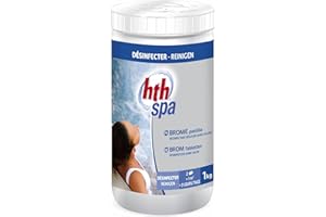 ALICE'S GARDEN Pastilles de brome de 20g pour spa. entretien de l'eau HTH. désinfectant lent sans chlore actif