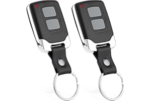 2er-Set Garagenöffner Fernbedienungen Nur kompatibel mit Hörmann EcoStar Handsender RSC 2 | RSE 2 | RSZ 1 433 MHz Rolling Code for Hörmann Liftronic 500 | 700 | 800 Garagentorantrieb