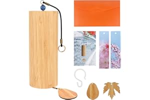 Joaasu Koshi Campanilla de Agua, Carillón de Viento de Bambú, para Jardín y Decoración del Hogar (Acorde de FA de Primavera)