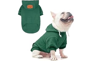BEAUTYZOO Dog Hoodie for Small Medium Large Dogs, Winter Fall Warm Dog Clothes for Puppy S M Sized Dogs Girl Boy, Dog Sweater Shirt Hoodies with Pocket Bulldog Pitbull Cat Clothing Coat