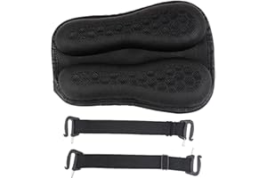 COURTI Coussin de siège Moto Rembourrage en Gel pour siège arrière Passager pour Conduite - Coussin de siège Passager en Gel pour Motos, Convection d'air et Technologie de Refroidissement