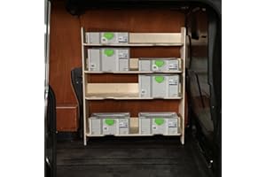 Vanify - Kompatibel mit Ford Transit Custom L1 2012+ Fahrzeugeinrichtung Fahrzeugregale, Festool Werkzeugkasten-Regal