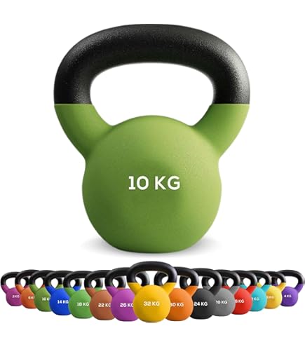 Kettlebell In Ghisa METIS | Pesi Da 4kg A 48kg | Per Palestre E Home Fitness | Verniciatura A Polvere