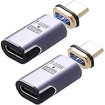 IVIVTOR Adattatore Magnetico USB-C - Spinotto Magnetico Tipo C 240W 24