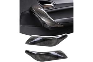 EULIMBQS Copri Maniglie per Porte Interne per Auto per BMW F20 F21 F22 F23, Adesivo per Rivestimento della Maniglia del bracciolo della Porta Interna in Fibra di Carbonio per BMW Serie 1 2