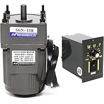 Getriebemotor 220V 40W Mit Getriebe 1:60 - Einphasig, 8N.m Drehmoment, Einstellbar