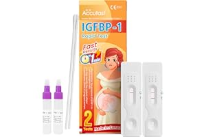 Accufast Test del liquido amniotico per donne oltre le 15 settimane di gravidanza, test rapido IGFBP-1 2 volte superiore per rilevare perdite di liquido amniotico