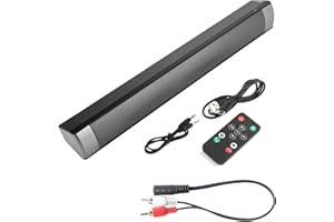 Demeras Barras de Sonido Bluetooth Subwoofer EST¨¦REO inal¨¢mbrico Altavoz de m¨²Sica Reproductor de o Auxiliar para Cine en casa