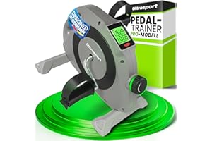 ‎ULTRASPORT Ultrasport Mini Bike 2in1/3in1, Mini-Heimtrainer, Arm- und Beintrainer, Heimtrainer, Pedaltrainer für Muskelaufbau, Ausdauertraining, Heimtrainer, ideal für Senioren, leise und wartungsfrei