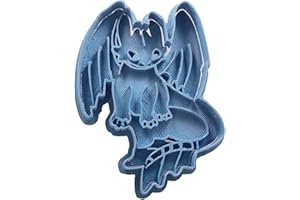 Cuticuter Desdentao Cuerpo Cómo Entrenar a tu Dragón Cortador de Galletas, azul