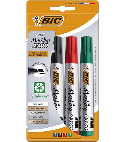 Uni-ball - Uni Mitsubishi Pencil - Marcador Permanente Sin Olor Uni Prockey PM126 - Multisoporte, Multifunción - Base De Agua, Sin Olor - Punta Biselada Ancha De 5,7 Mm - Negro