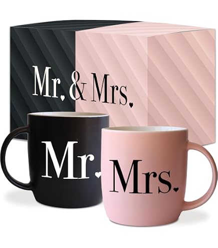 Emaille Tasse 'Partner Jahrestag' – 300 Ml, Weiß/schwarz, Personalisierbar Mit Datum – Hochzeitsgeschenk