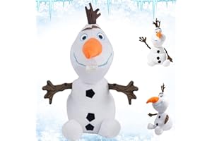 MAIBAOTEMBT Snowman Plush Toys, Frozen Olaf Schneemann, Schneemann Plüsch Puppe, Olaf Plüsch Spielzeug, Schneeman Plüschtier, Frozen Weiches Kuscheltier, Snowman Stofftier, für alle Altersstufen Deeignet