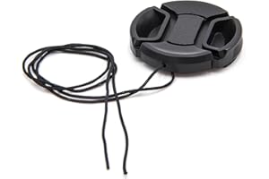 vhbw Bouchon d'objectif 37 mm Compatible avec Panasonic Lumix G Vario 12-32 mm 3.5-5.6 Asph. OIS Appareil Photo - Plastique Noir