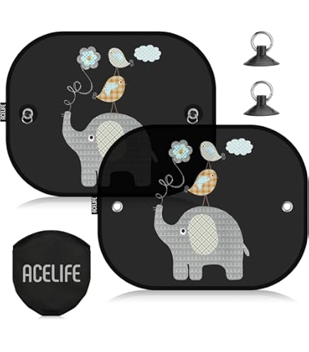 Parasole Auto Per Bambini Mickey | Protezione UV 98%, 44x35 Cm, Per Finestrini Laterali