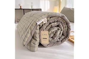 AHYBE Primaverile Estivo Copriletto Trapuntino Cotone Per Letto Per Singolo/ Matrimoniale/Una Piazza E Mezza Morbida Coperta Leggera|Stampa Digitale Bianca Trapunta Estiva，Morbido E Confortevole ﻿ ( Color :