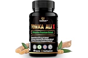NuetonHealth Tonka Ali X – Premium Malaysian Root Extract for Daily Energy & Wellness – Plant-Based Daily Support – 60 Vegan Capsules