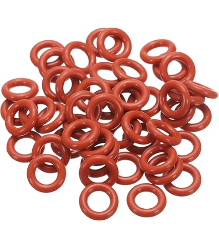 PATIKIL VMQ Lot De 50 Joints Toriques En Silicone Pour Réparation De