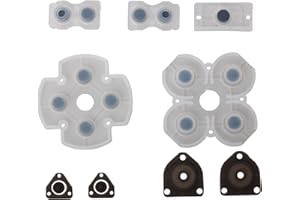 Timorn Ersatzteile Alle Set von Key Pad Buttons Pad Conductive Buttons Kit für Playstation 4 PS4 (5 Set)