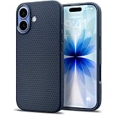 Spigen iPhone 17 ile Uyumlu Kılıf Liquid Air Kaymaz Dokulu Y&uuml;zey Lacivert Kapak - ACS09978 (Spigen TR Garantili)