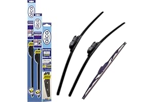 Fits Nissan Juke 2019-onwards Set of 3 Windscreen Wiper Blades alca Germany Super Flat Front Rear 23"15"12" TL ASF2315TL12ARC