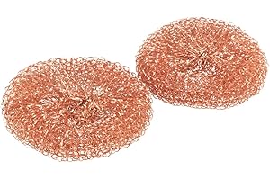 ‎WENKO WENKO Miedź tynki Cobi, zestaw 2-częściowy, gąbka, gąbka do czyszczenia, 9 x 2,2 x 9 cm