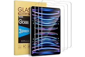 SPARIN Pack of 3 protective films, compatible with iPad Air 4 and iPad Pro 11 (model 2020 / 2018), with positioning aid