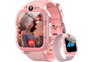 Blackview Smartwatch Kinder, Kann SIM-Karte einstecken, LBS+WLAN+GPS-Tracker, Uhr mit 4G Funktionen, SOS Notruf, Telefonanruf, Videoanrufe, Sprachchat, SMS, Schulmodus, Kinderuhr für Mädchen und Junge