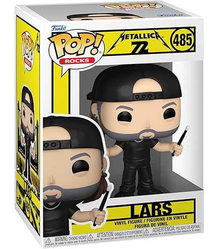 Funko Pop! Rocks: Metallica – Robert Trujillo (72S) – Vinyl-Sammelfigur Ca. 9,5 Cm – Offizielle Fanware