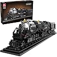 KASTWAVE Articulated Steam Locomotive Building Block Set, Legendary Steam Train Display Kit for Gift Giving (1608 Pieces)