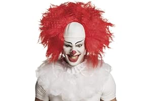 Boland 85992 - Perücke Horror Clown mit Glatze, abstehende Kunsthaare für Karneval oder Halloween, Zubehör für Kostüme