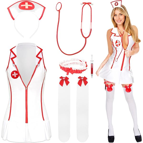 Costume Infermiera assassina donna più terrificante di Halloween