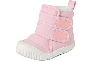 MASOCIO Stivaletti Neonato Neonata Invernali Scarpe Scarponcini Bimbo Bambino con Suole Gomma Antiscivolo Taglia 19-27 EU