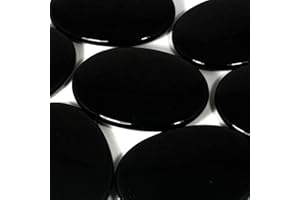 GeoFossils Black Obsidian Palm Stone