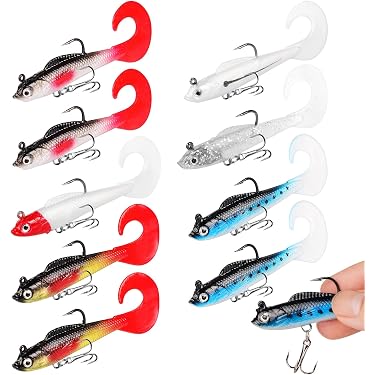 amazon fishing lures uk Best Sellers: The most popular items in Lure Kits Barbless Fishing Hooks,120pcs Carp Hei-Matau Design:01 rod_taper__M