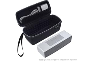 Eco-Fused Tragetasche Kompatibel mit Bose Soundlink Mini 1 und 2 - Schutz und Transport - Luftgepolsterte Innenausstattung für Lautsprecher und Dock - Mesh-Tasche - Trageschlaufe