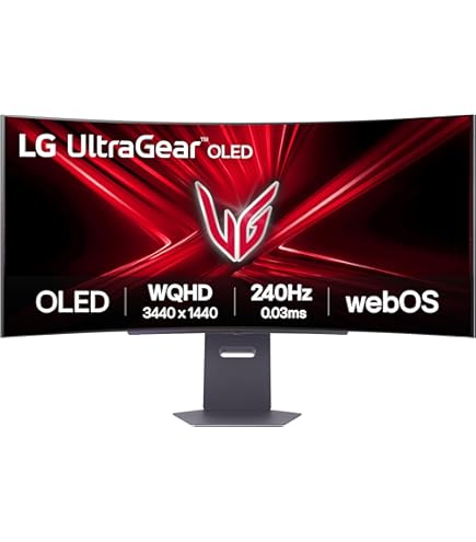 LG Monitor de juego Ultragear OLED 27GS93QE QHD 240Hz 0,03 ms