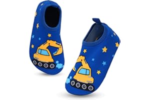 OUTFIT SPRING Zapatos de Agua Niño Niña Escarpines de Playa Antideslizante Secado Rápido Calcetines de Natación Zapatillas de Piscina Descalzo Unisex Bebé Verano Barefoot Calzado Aqua Surf Buceo Yoga