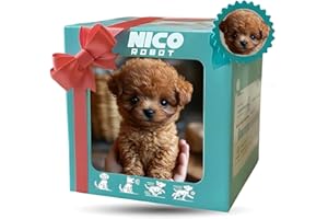 GENERIC Smart Robot Dog - 2025 Realistic Robotic Puppy, Lifelike Walking, Barking & Tail Wagging, Interactive Smart Pet For Adults & Kids, Brown