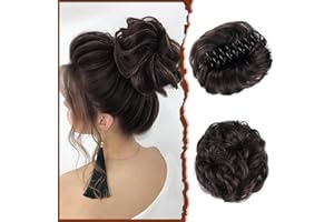 Sofeiyan Chignon per capelli Estensioni dei capelli artigli ricci Posticci per capelli ondulati panini sintetici Artiglio Clip coda di cavallo voluminoso chignon Updo per donne