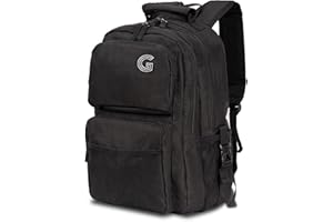 GinzaTravel Laptop Backpack Women Men Lightweight Multi Pocket Rucksack for School Work Travel