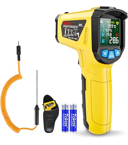 MESTEK TH10 Digitales Thermo-Hygrometer – Misst Temperatur, Luftfeuchtigkeit, Taupunkt & Feuchtkugel