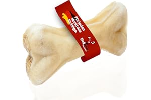 Dog Time Tiernahrung Kauknochen mit Pansen 5 Stück a 12 cm getrocknet I Gesunder Kausnack aus 100% Rind für Hunde I Hundeleckerli mit vielen wertvollen Vitaminen & ohne Zucker