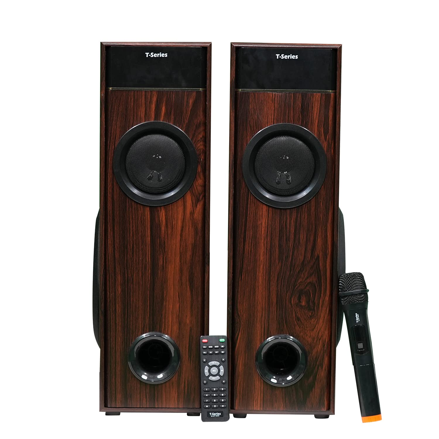 T-Series Blast 9898x: 80W Powerful Bluetooth Tower Speaker with 2.0 Channel, in Brown