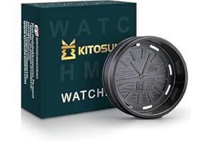 KITOSUN WatcHMD Charcoal Heat Management Device Stainless Steel HMD Coals Holders Tray, Easy Hold 3 Pieces 26 MM Coconut Charcoals Cubes (OwatcHMD-Gun)