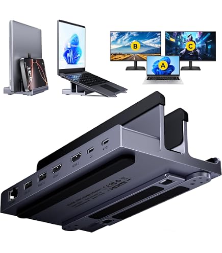 Brydge Vertical Docking Station Compatible with 13 Inch MacBook