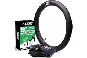 Rippin Moto 2.75/3.00-19 Heavy Duty Inner Tube (70/100-19) 2.5mm Thick - TR4 Valve - Fits Most 3.0-19 Motocross Tires, Surron Light Bee X, Talaria, E-Ride PRO SS, Altis Sigma, Rawrr Mantis